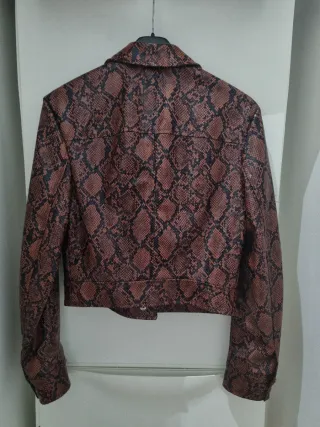 Giacca corta animalier