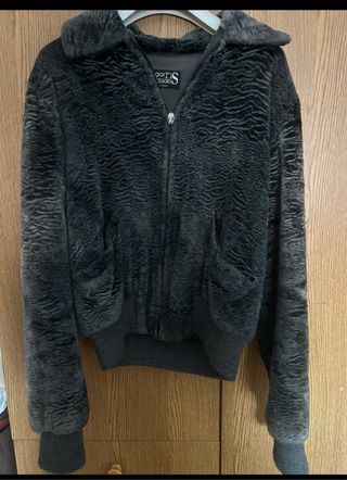 Gai Mattiolo Bomber Eco Pelliccia grigio