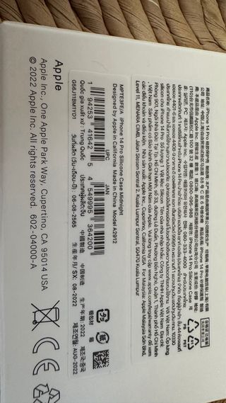 Funda iPhone 14 Pro Negro Medianoche