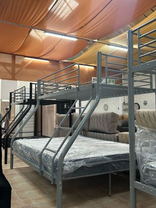 Cama litera matrimonial 135 cm - 3 colores