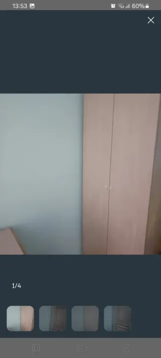 Armario 2 puertas madera