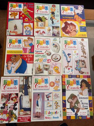 Revistas Disney punto de cruz