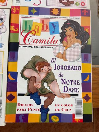 Revistas Disney punto de cruz