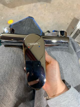 Grifo Bañera Hansgrohe Focus Plata