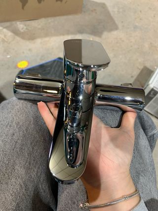 Grifo Bañera Hansgrohe Focus Plata