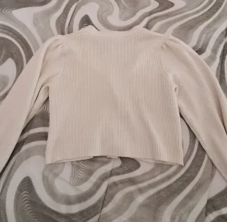 Cardigan Zara corto bianco