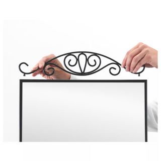 Espejo KARMSUND negro, de pie o pared