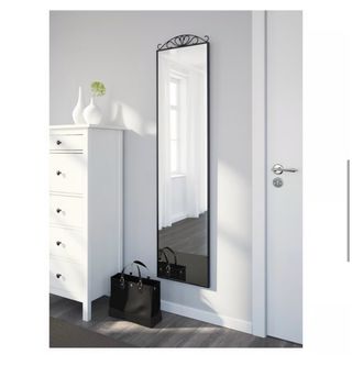 Espejo KARMSUND negro, de pie o pared