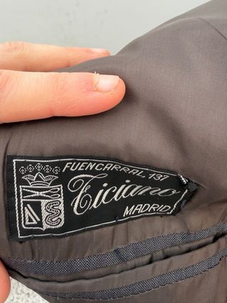 Blazer Vintage Gris Talla L