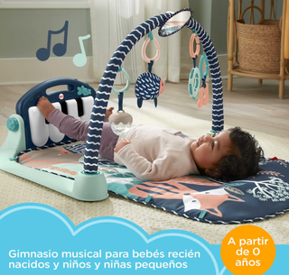 Gimnasio Musical Bebé con Piano y Juguetes