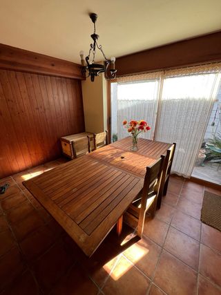 Mesa de teka extensible grande