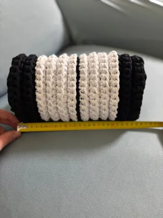 Borsa uncinetto fettuccia nuova