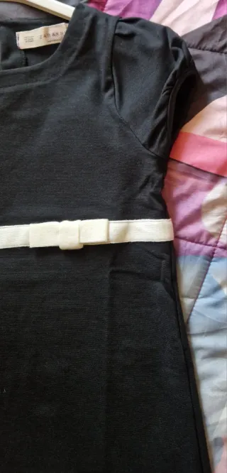 Vestito Zara donna nero bianco con fiocco