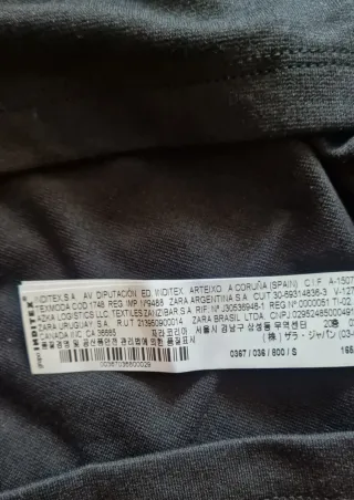 Vestito Zara donna nero bianco con fiocco