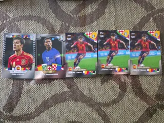 Lote Topps Euro Lamine Yamal x3 + Jude Bellingham