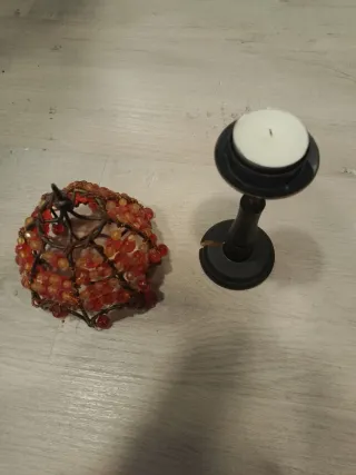 Lámpara de mesa para vela