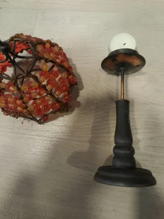 Lámpara de mesa para vela