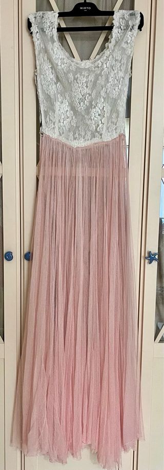 ESPECTACULAR VESTIDO NOCHE VINTAGE