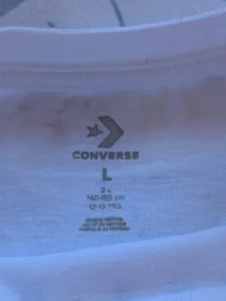 Camiseta Converse Niña Talla L (12-13 años)