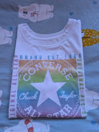 Camiseta Converse Niña Talla L (12-13 años)
