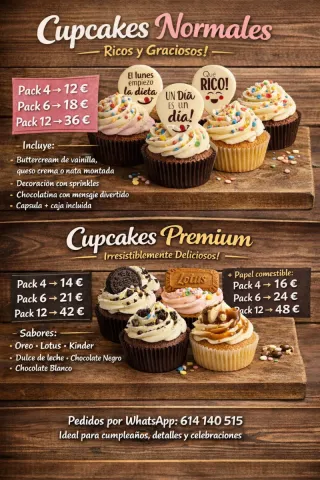 Cupcakes Artesanales Personalizados