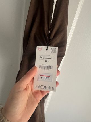 Vestido Zara Boho Marrón