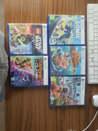 Consola Sony PlayStation 5 1TB Blanca.Con 5 juegos