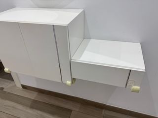 Mueble de entrada blanco