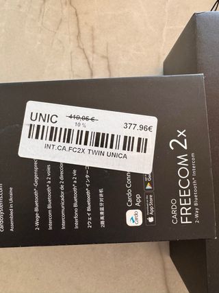 Intercomunicador Cardo Freecom 2x