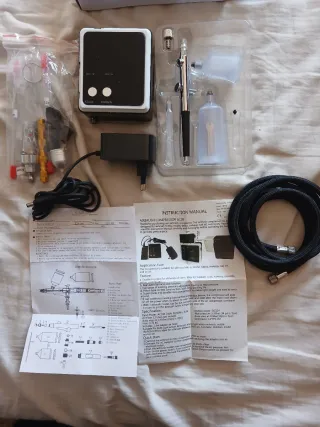 Aerógrafo Profesional AC09 con Compresor