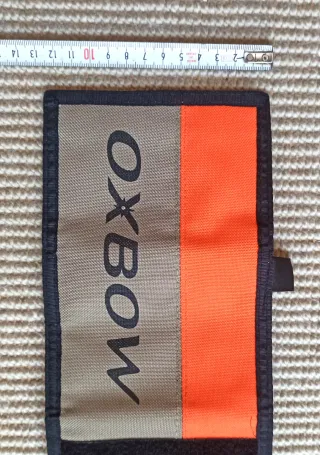 Cartera Oxbow naranja y gris