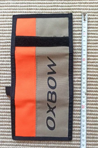 Cartera Oxbow naranja y gris