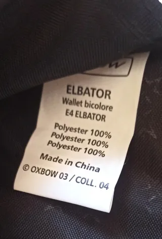 Cartera Oxbow naranja y gris