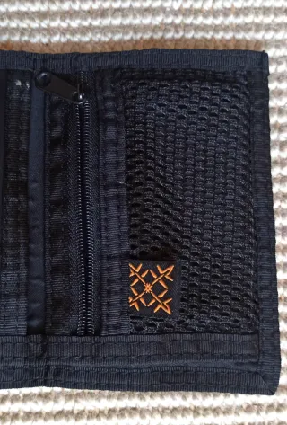 Cartera Oxbow naranja y gris