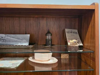 Mueble escritorio de madera maciza de palo de rosa