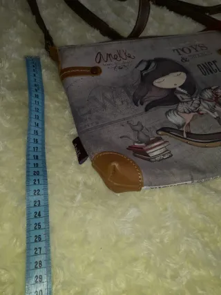 Bolso bandolera Anekke beige y marrón