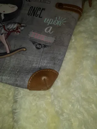 Bolso bandolera Anekke beige y marrón