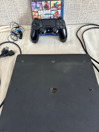 PS4 Slim + GTA V + Mando y Cables