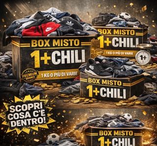 Box 1kg vestiti firmati usati misto