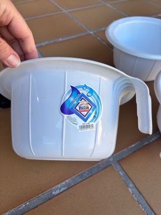 3 Orinales Blancos con Asa