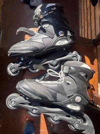 Patines en línea negros