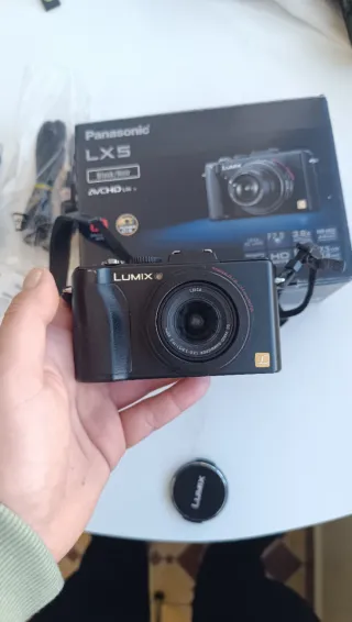 Panasonic LX5 Câmara Digital Preta não testada