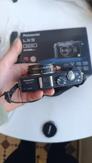 Panasonic LX5 Câmara Digital Preta não testada