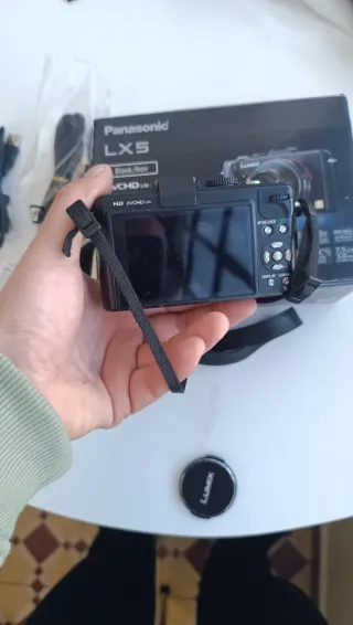 Panasonic LX5 Câmara Digital Preta não testada