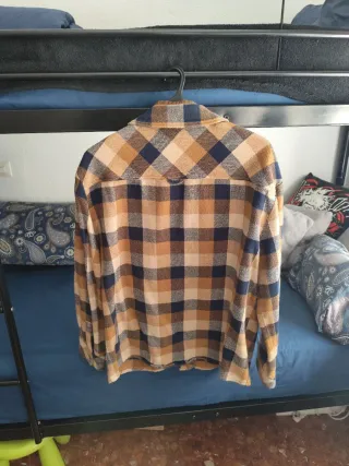 Camisa de franela a cuadros para niños de 15/16