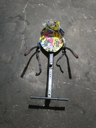 Kart overboard con asiento estampado