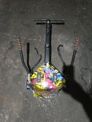 Kart overboard con asiento estampado