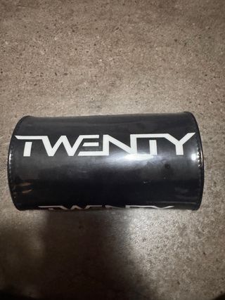 Manillar TWENTY para moto blanco y negro