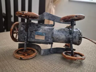 Vintage Ford Metal Art Sculpture Car Original 1950