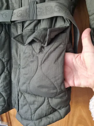 Chaqueta acolchada Purificación García verde